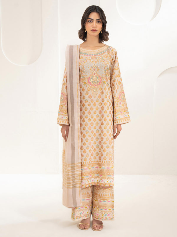 Limelight 3 Piece Lawn Suit-Paste Print (Unstitched)