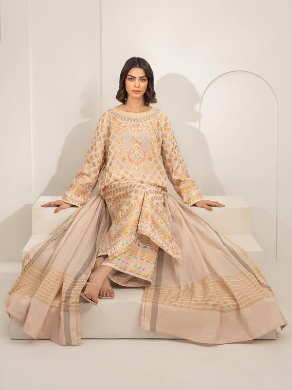 Limelight 3 Piece Lawn Suit-Paste Print (Unstitched)