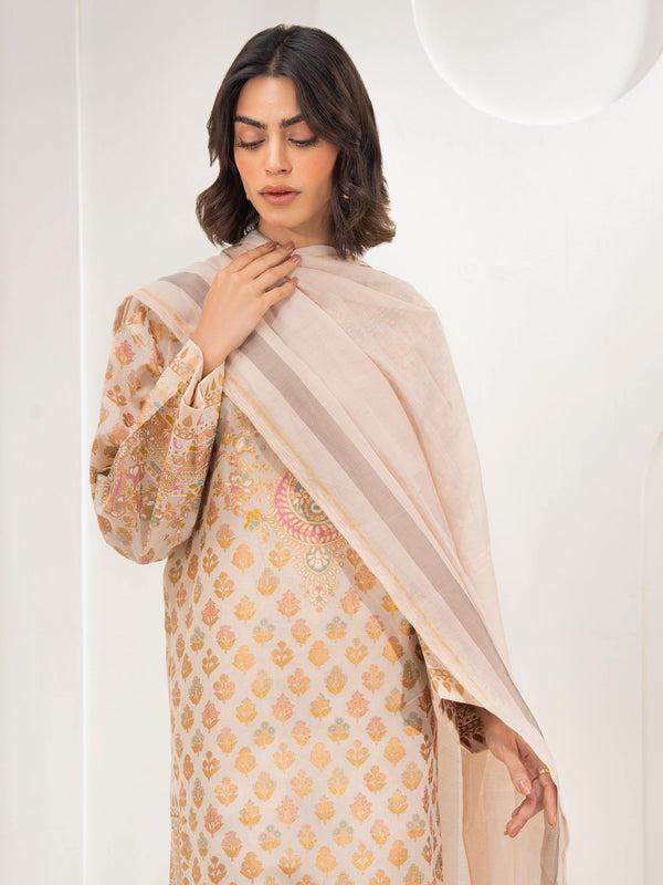 limelight 3 Piece Lawn Suit-Paste Print (Unstitched)