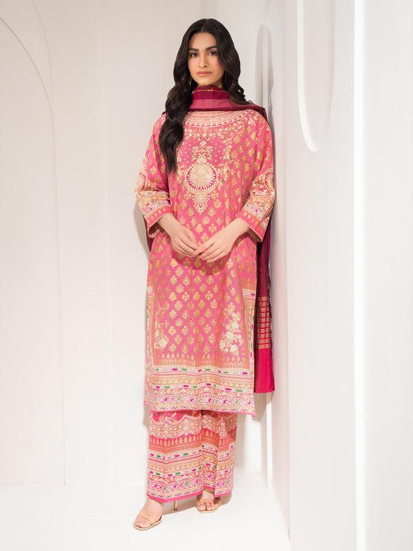 Limelight 3 Piece Lawn Suit-Paste Print (Unstitched)