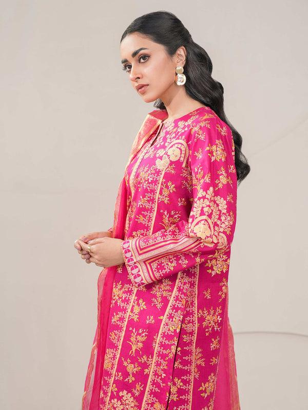 Limelight 3 Piece Lawn Suit-Paste Print (Unstitched)