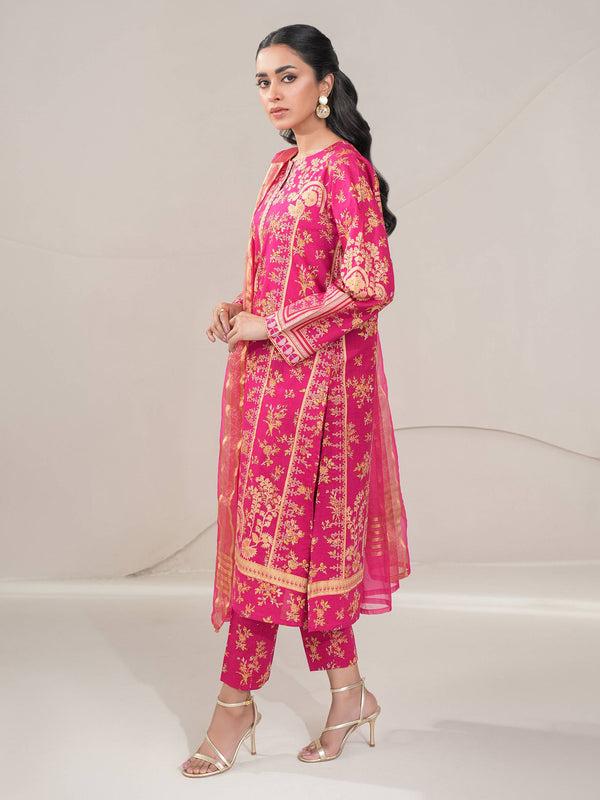 Limelight 3 Piece Lawn Suit-Paste Print (Unstitched)