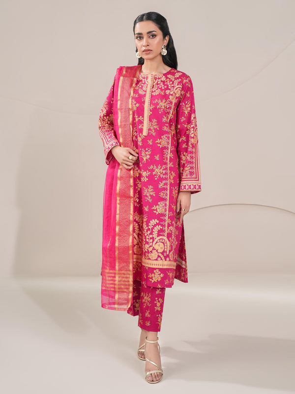 limelight 3 Piece Lawn Suit-Paste Print (Unstitched)