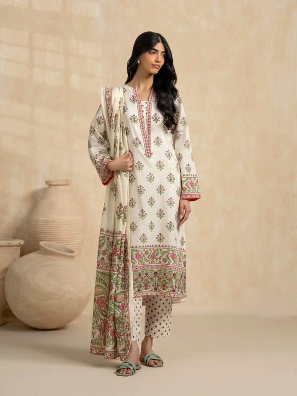 Limelight 3 Piece Lawn Suit-Printed (Pret)