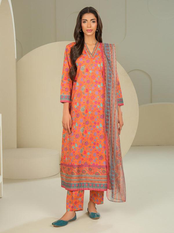 Limelight 3 Piece Lawn Suit-Printed (Unstitched)