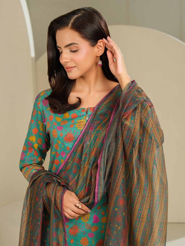 Limelight 3 Piece Lawn Suit-Printed (Unstitched)