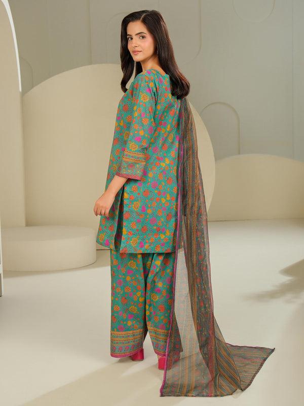 Limelight 3 Piece Lawn Suit-Printed (Unstitched)