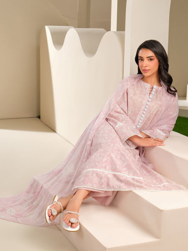 Limelight 3 Piece Lawn Suit-Printed (Unstitched)