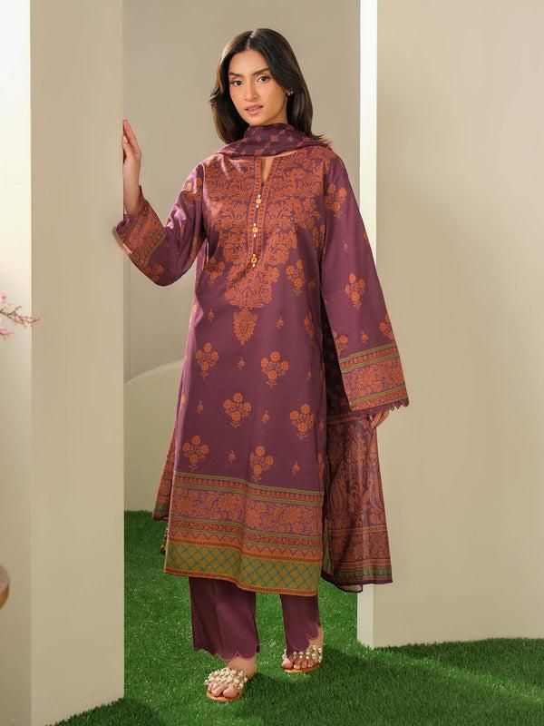 Limelight 3 Piece Lawn Suit-Printed (Unstitched)