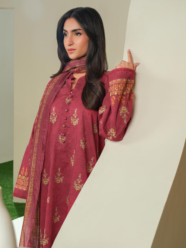 Limelight 3 Piece Lawn Suit-Printed (Unstitched)