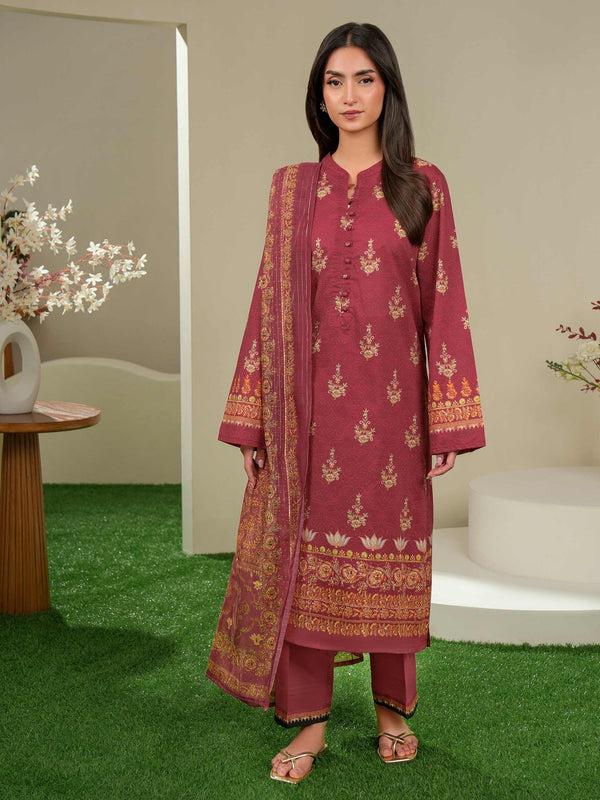 Limelight 3 Piece Lawn Suit-Printed (Unstitched)