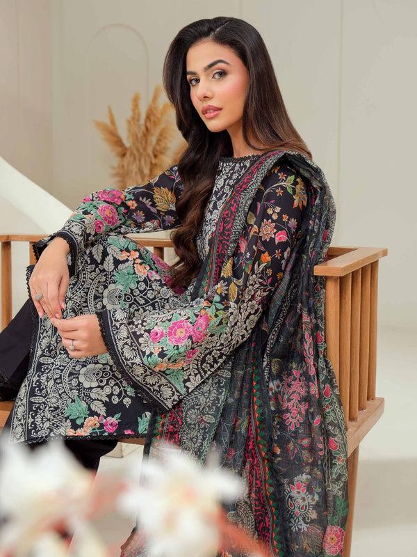 Limelight 3 Piece Lawn Suit-Printed (Unstitched)