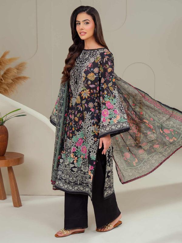 Limelight 3 Piece Lawn Suit-Printed (Unstitched)