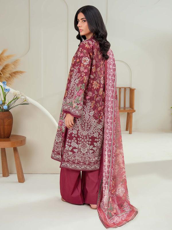 Limelight 3 Piece Lawn Suit-Printed (Unstitched)