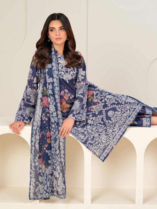 Limelight 3 Piece Lawn Suit-Printed (Unstitched)
