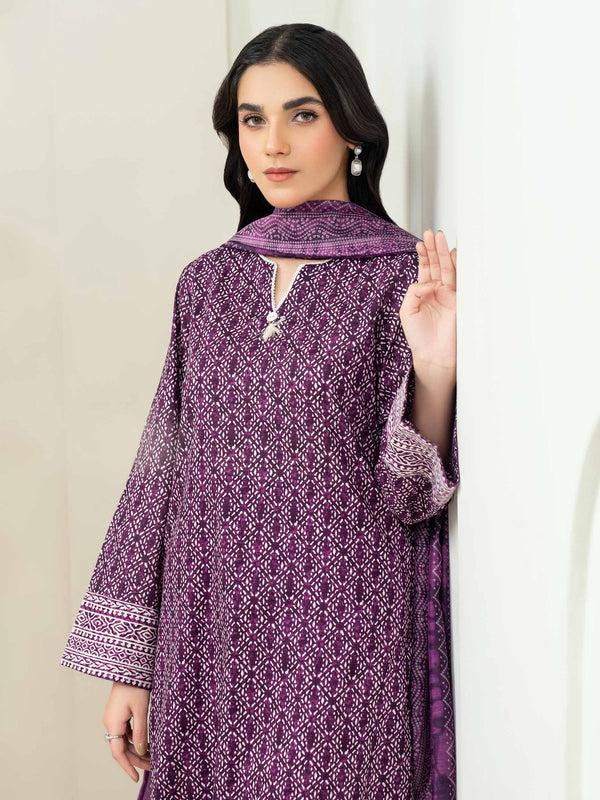 Limelight 3 Piece Lawn Suit-Printed (Unstitched)
