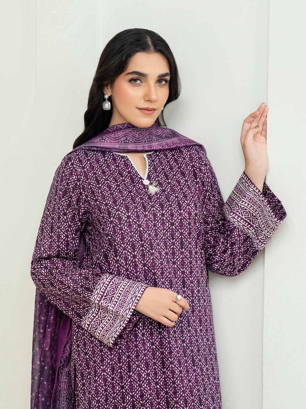 Limelight 3 Piece Lawn Suit-Printed (Unstitched)