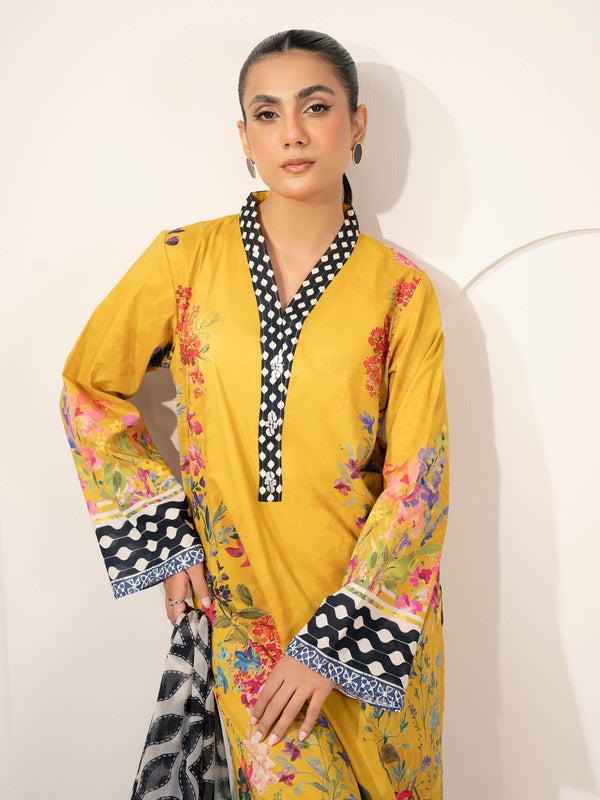 Limelight 3 Piece Lawn Suit-Printed (Unstitched)