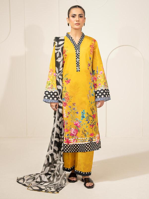 limelight 3 Piece Lawn Suit-Printed (Unstitched)