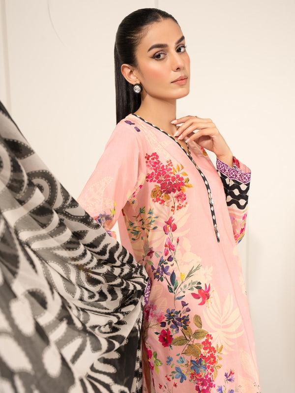 Limelight 3 Piece Lawn Suit-Printed (Unstitched)