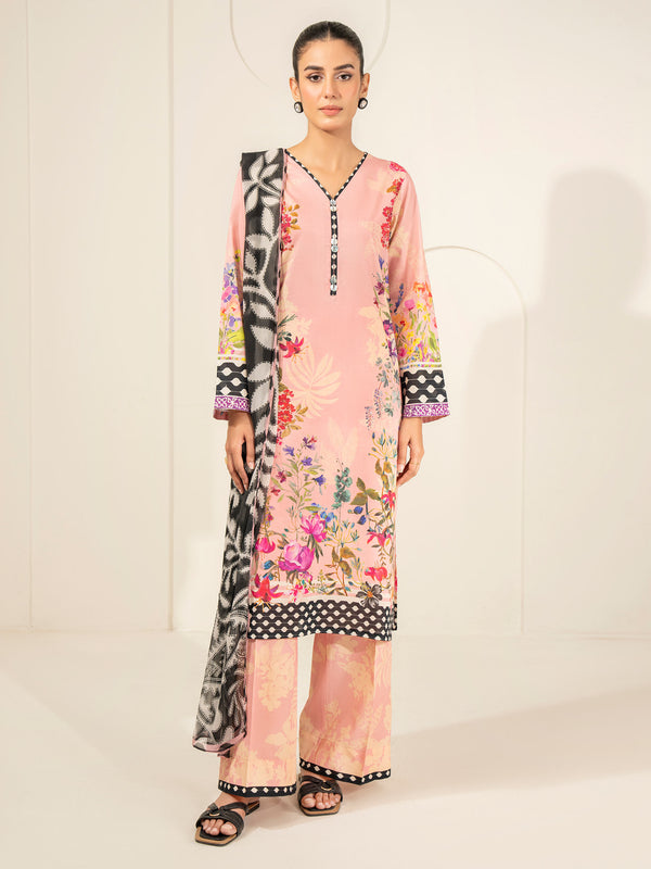 limelight 3 Piece Lawn Suit-Printed (Unstitched)