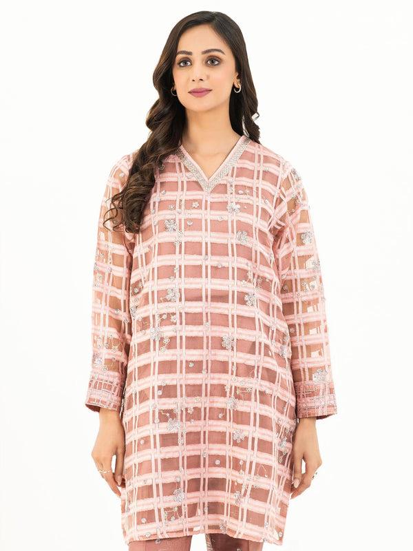 Limelight 3 Piece Organza Suit-Embroidered (Pret)