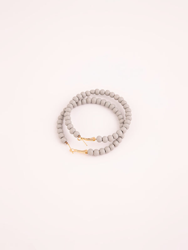 Limelight Beaded Hoop Earrings