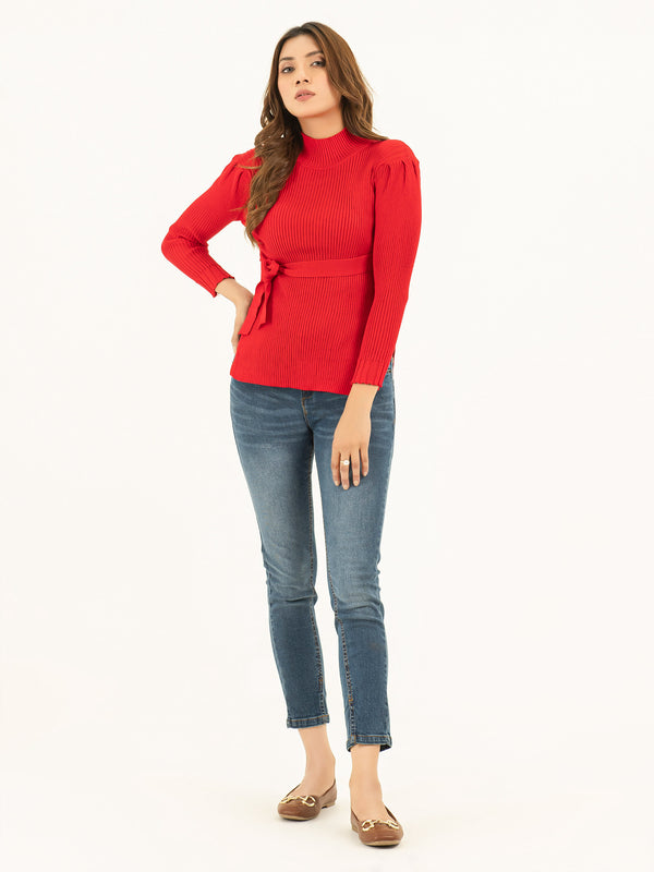limelight Belted Sweater