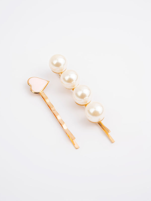 Limelight Bow Hair Pin Set