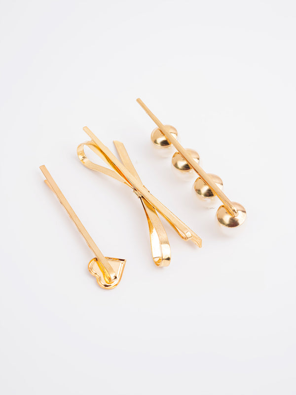 Limelight Bow Hair Pin Set