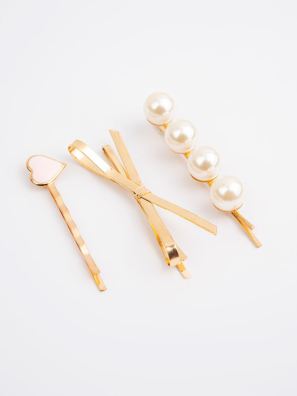 limelight Bow Hair Pin Set