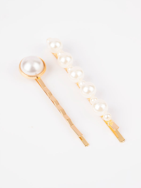 Limelight Buttoned Hair Clips