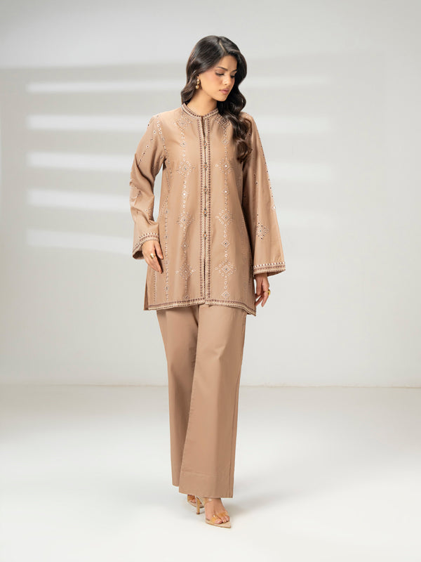 Limelight Cambric Co Ord Set- Embroidered