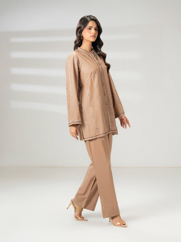 Limelight Cambric Co Ord Set- Embroidered