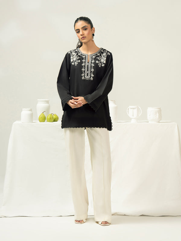 Limelight Cambric Kurti-Embroidered (Pret)