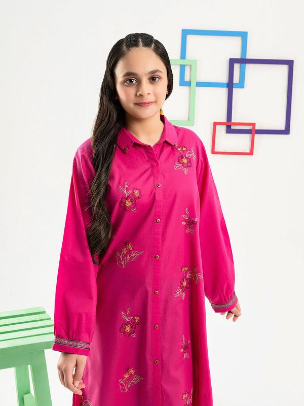 Limelight Cambric Shirt-Embroidered