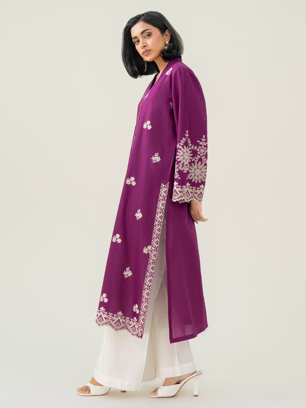 Limelight Cambric Shirt-Embroidered (Pret)