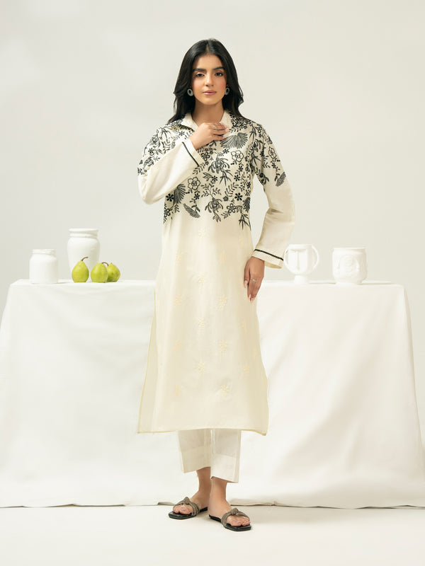 limelight Cambric Shirt-Embroidered (Pret)