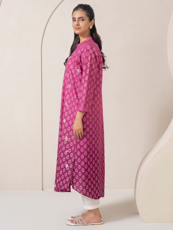 Limelight Cambric Shirt-Embroidered (Pret)