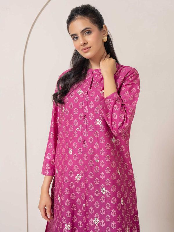 limelight Cambric Shirt-Embroidered (Pret)