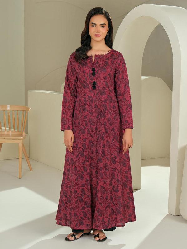 limelight Cambric Shirt-Printed (Unstitched) Pink