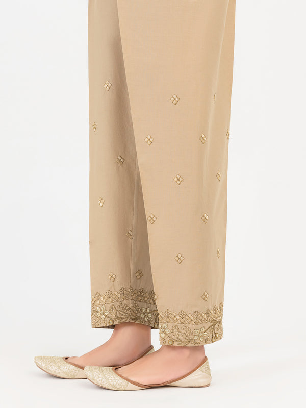 Limelight Cambric Trouser-Embroidered (Pret)