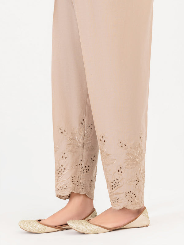Limelight Cambric Trouser-Embroidered (Pret)