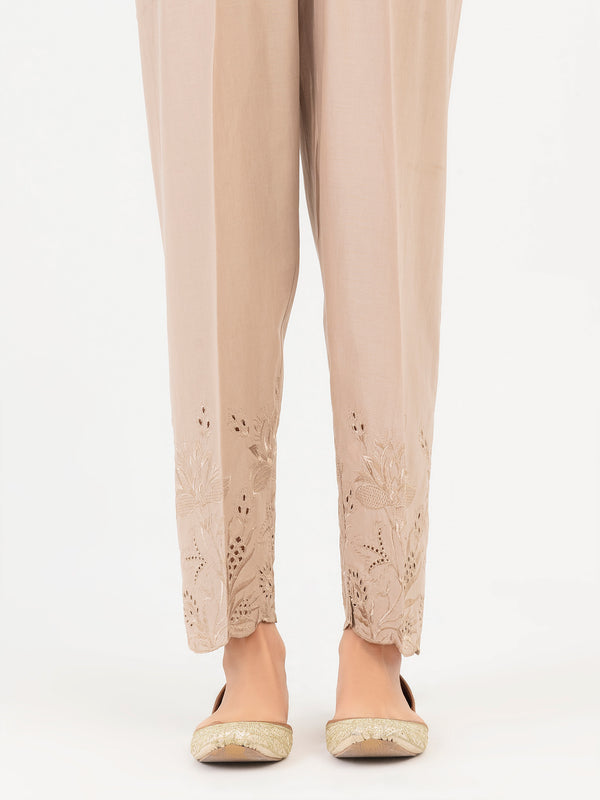 limelight Cambric Trouser-Embroidered (Pret)