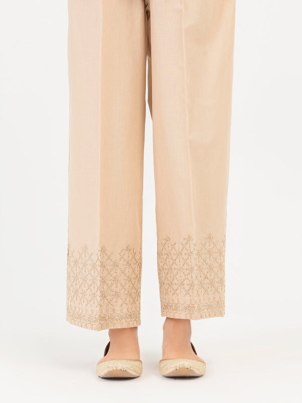 limelight Cambric Trouser-Embroidered (Pret)