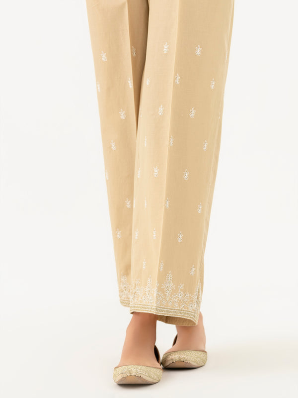 limelight Cambric Trouser-Embroidered (Pret)