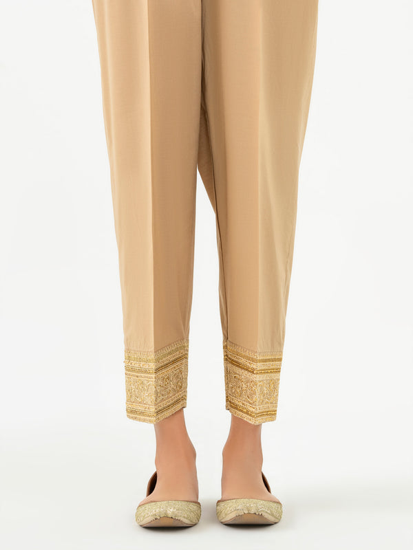 limelight Cambric Trouser-Embroidered (Pret)