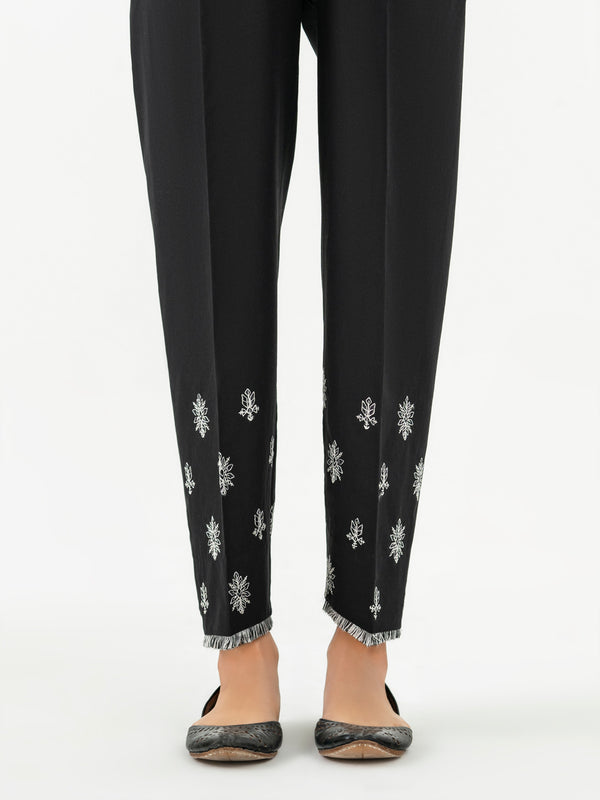 limelight Cambric Trouser-Embroidered (Pret)