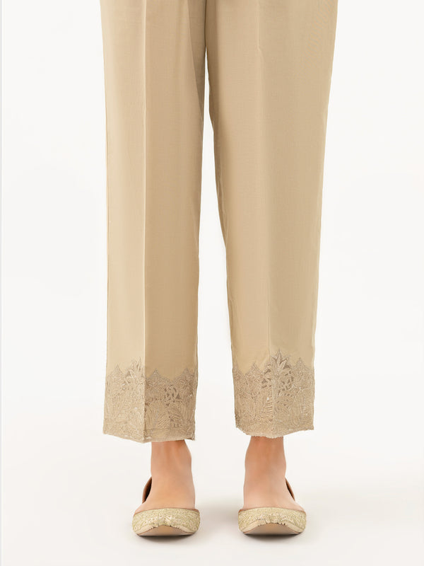 limelight Cambric Trouser-Embroidered (Pret)