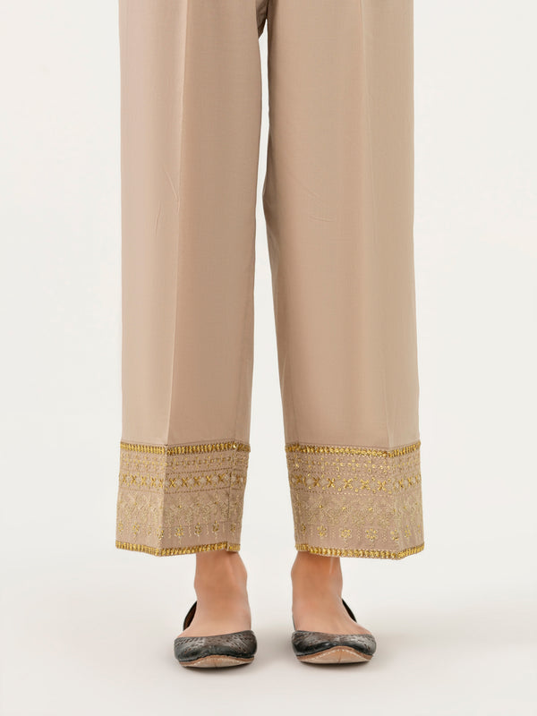 limelight Cambric Trouser-Embroidered (Pret)
